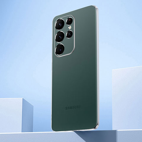 Custodia Silicone Trasparente Ultra Sottile Cover Morbida H07 per Samsung Galaxy S21 Ultra 5G Chiaro