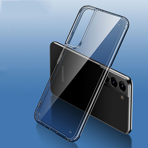 Custodia Silicone Trasparente Ultra Sottile Cover Morbida H10 per Samsung Galaxy S24 5G Grigio