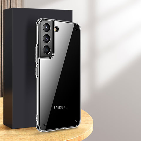 Custodia Silicone Trasparente Ultra Sottile Cover Morbida H11 per Samsung Galaxy S24 5G Grigio