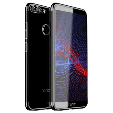 Custodia Silicone Trasparente Ultra Sottile Cover Morbida H16 per Huawei Honor 9 Lite Nero
