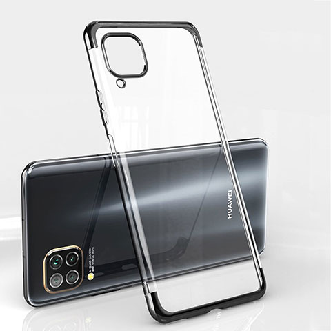 Custodia Silicone Trasparente Ultra Sottile Cover Morbida S01 per Huawei Nova 6 SE Nero