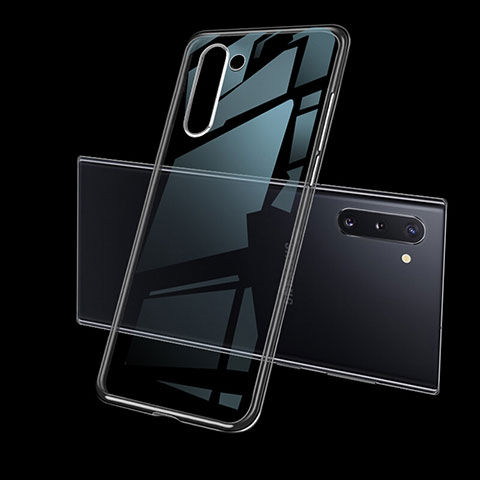 Custodia Silicone Trasparente Ultra Sottile Cover Morbida S01 per Samsung Galaxy Note 10 5G Chiaro