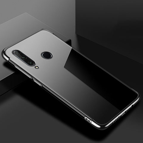Custodia Silicone Trasparente Ultra Sottile Cover Morbida S02 per Huawei Honor 20i Nero