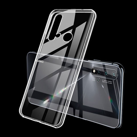 Custodia Silicone Trasparente Ultra Sottile Cover Morbida S03 per Huawei P20 Lite (2019) Chiaro