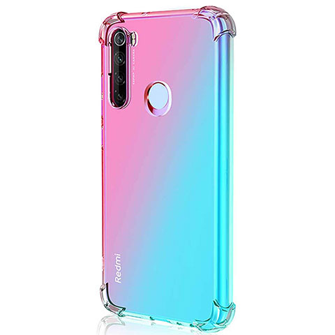 Custodia Silicone Trasparente Ultra Sottile Cover Morbida S03 per Xiaomi Redmi Note 8 Rosa