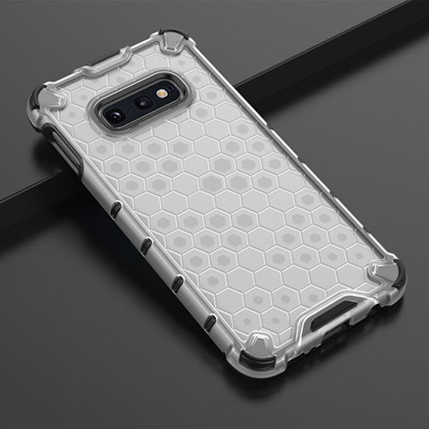 Custodia Silicone Trasparente Ultra Sottile Cover Morbida S05 per Samsung Galaxy S10 5G Grigio