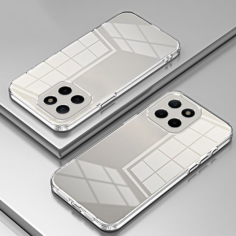 Custodia Silicone Trasparente Ultra Sottile Cover Morbida SY1 per Huawei Honor X6a Chiaro