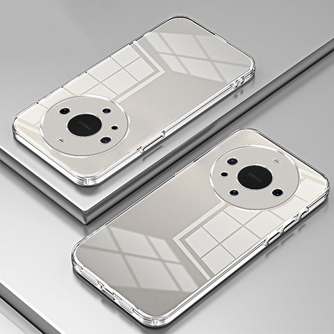Custodia Silicone Trasparente Ultra Sottile Cover Morbida SY1 per Huawei Mate 60 Pro Chiaro
