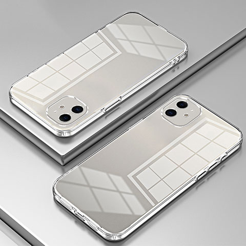 Custodia Silicone Trasparente Ultra Sottile Cover Morbida SY2 per Apple iPhone 11 Chiaro