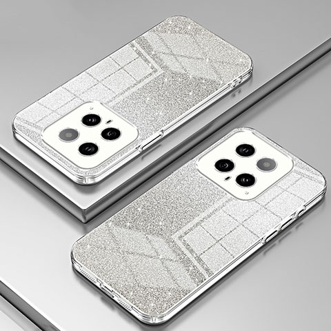 Custodia Silicone Trasparente Ultra Sottile Cover Morbida SY2 per Xiaomi Mi 14 Pro 5G Chiaro