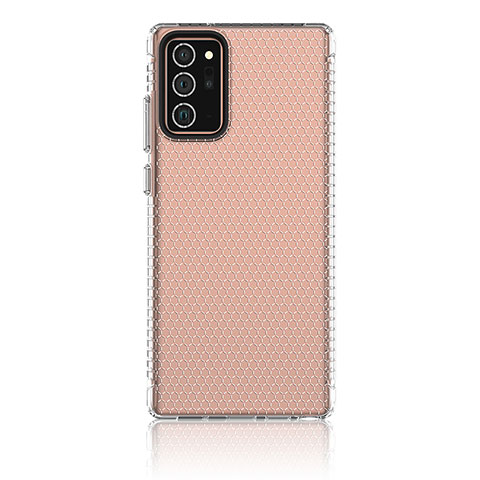 Custodia Silicone Trasparente Ultra Sottile Cover Morbida YF1 per Samsung Galaxy Note 20 5G Chiaro