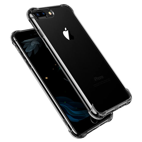 Custodia Silicone Trasparente Ultra Sottile Morbida A11 per Apple iPhone 7 Plus Chiaro