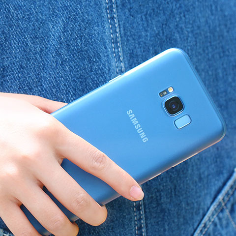 Custodia Silicone Trasparente Ultra Sottile Morbida H07 per Samsung Galaxy S8 Plus Chiaro