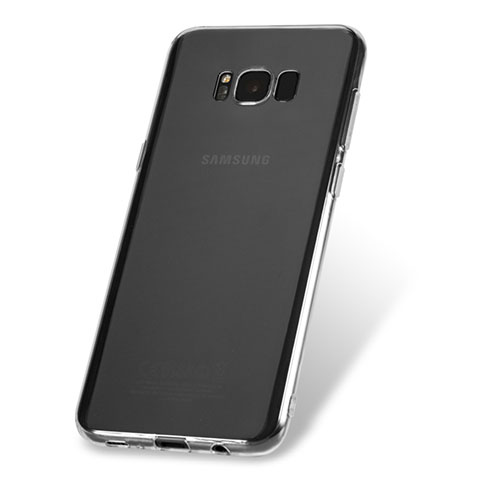Custodia Silicone Trasparente Ultra Sottile Morbida H08 per Samsung Galaxy S8 Chiaro