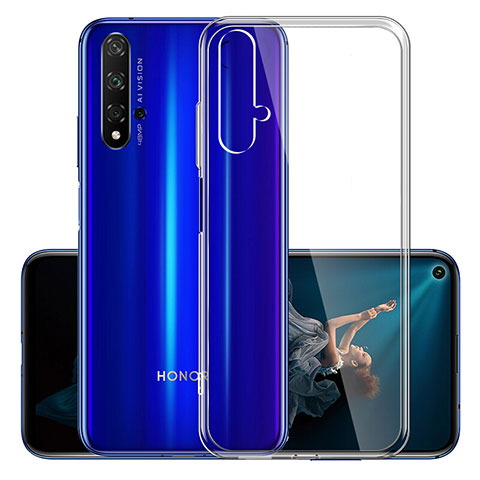 Custodia Silicone Trasparente Ultra Sottile Morbida K01 per Huawei Honor 20S Chiaro