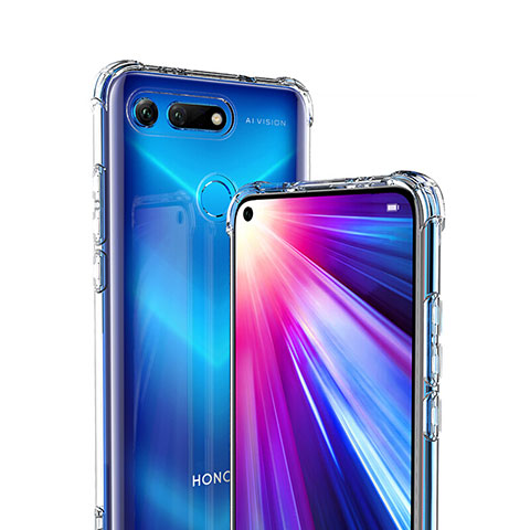 Custodia Silicone Trasparente Ultra Sottile Morbida K01 per Huawei Honor View 20 Chiaro