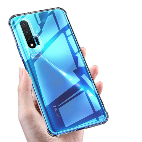 Custodia Silicone Trasparente Ultra Sottile Morbida K02 per Huawei Nova 6 5G Chiaro