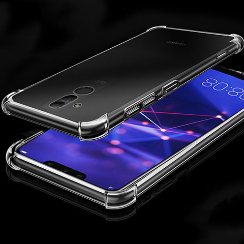 Custodia Silicone Trasparente Ultra Sottile Morbida K03 per Huawei Mate 20 Lite Chiaro