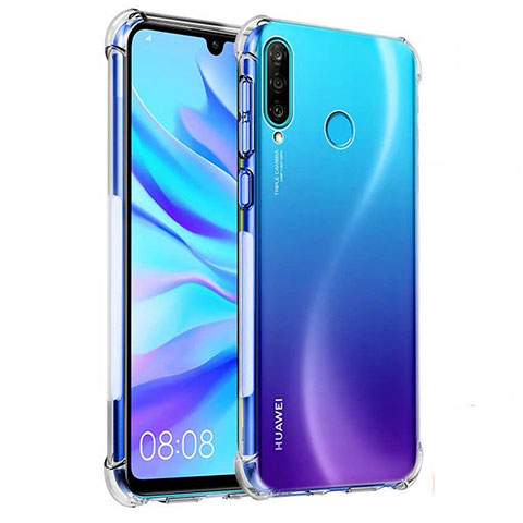 Custodia Silicone Trasparente Ultra Sottile Morbida K03 per Huawei Nova 4e Chiaro