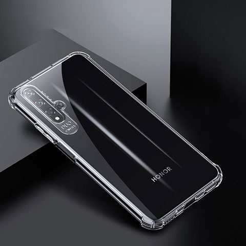 Custodia Silicone Trasparente Ultra Sottile Morbida K03 per Huawei Nova 5T Chiaro