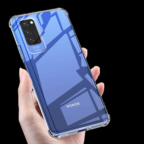 Custodia Silicone Trasparente Ultra Sottile Morbida K05 per Huawei Honor V30 5G Chiaro