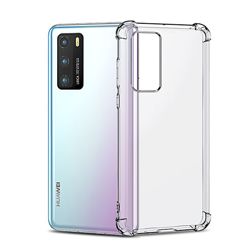 Custodia Silicone Trasparente Ultra Sottile Morbida K05 per Huawei P40 Chiaro