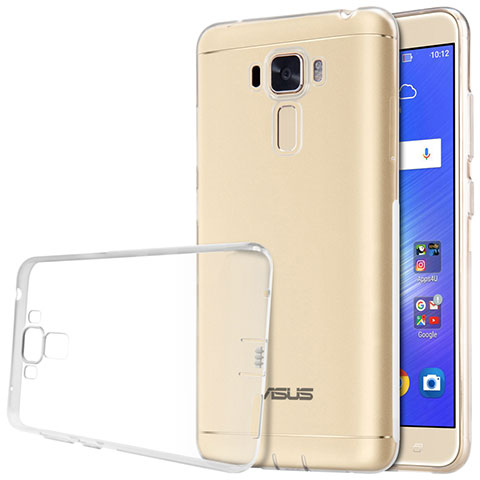 Custodia Silicone Trasparente Ultra Sottile Morbida per Asus Zenfone 3 Laser Chiaro