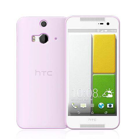 Custodia Silicone Trasparente Ultra Sottile Morbida per HTC Butterfly 2 Rosa