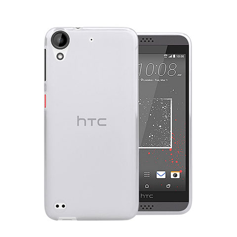 Custodia Silicone Trasparente Ultra Sottile Morbida per HTC Desire 630 Chiaro