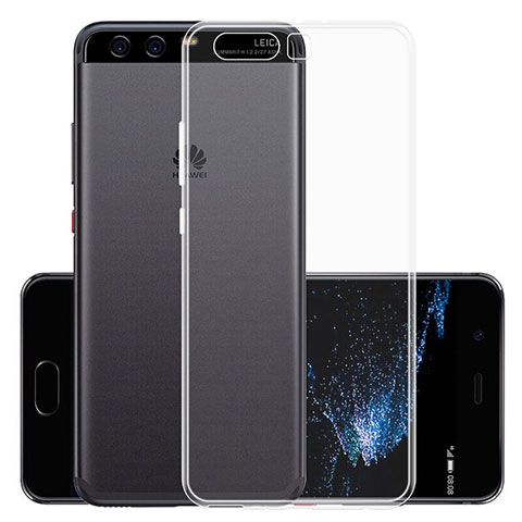 Custodia Silicone Trasparente Ultra Sottile Morbida per Huawei P10 Plus Chiaro