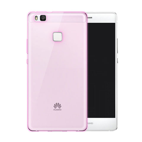 Custodia Silicone Trasparente Ultra Sottile Morbida per Huawei P9 Lite Rosa