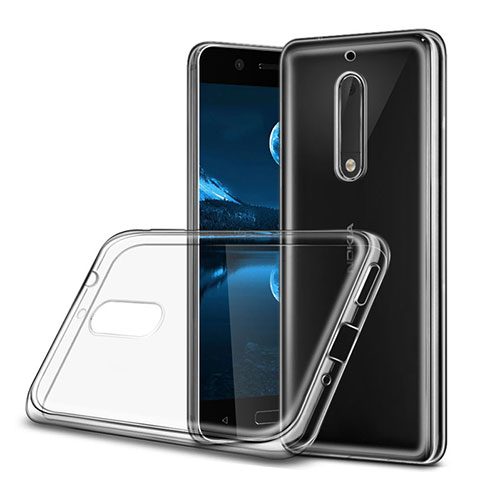 Custodia Silicone Trasparente Ultra Sottile Morbida per Nokia 5 Chiaro