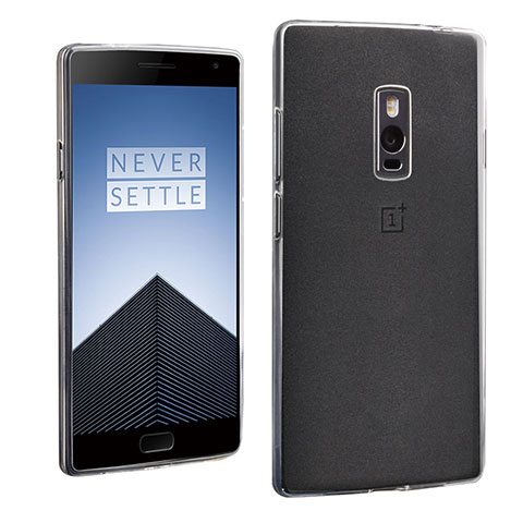 Custodia Silicone Trasparente Ultra Sottile Morbida per OnePlus 2 Chiaro