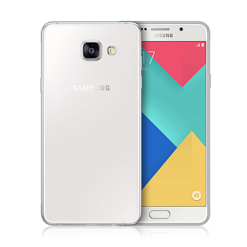 Custodia Silicone Trasparente Ultra Sottile Morbida per Samsung Galaxy A3 (2016) SM-A310F Bianco