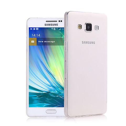 Custodia Silicone Trasparente Ultra Sottile Morbida per Samsung Galaxy A5 SM-500F Chiaro