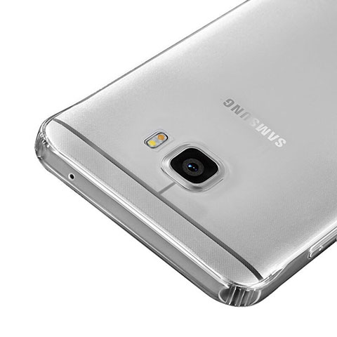 Custodia Silicone Trasparente Ultra Sottile Morbida per Samsung Galaxy C7 SM-C7000 Chiaro