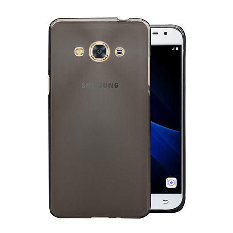 Custodia Silicone Trasparente Ultra Sottile Morbida per Samsung Galaxy J3 Pro (2016) J3110 Grigio
