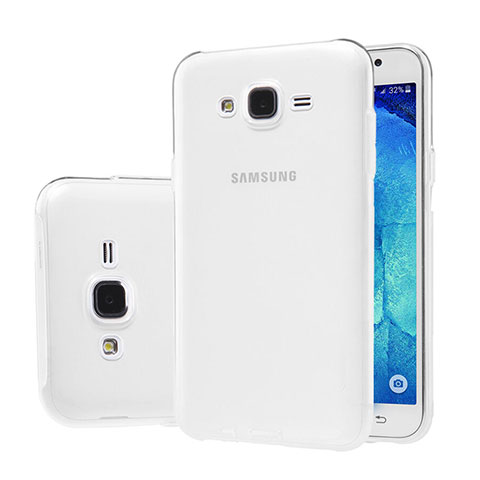 Custodia Silicone Trasparente Ultra Sottile Morbida per Samsung Galaxy J5 SM-J500F Chiaro