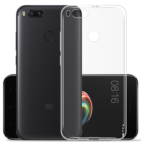 Custodia Silicone Trasparente Ultra Sottile Morbida per Xiaomi Mi 5X Chiaro