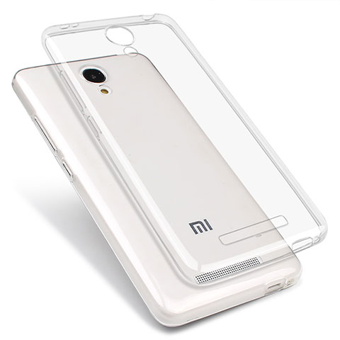 Custodia Silicone Trasparente Ultra Sottile Morbida per Xiaomi Redmi Note 2 Chiaro