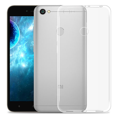 Custodia Silicone Trasparente Ultra Sottile Morbida per Xiaomi Redmi Note 5A Prime Chiaro