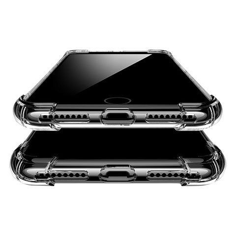 Custodia Silicone Trasparente Ultra Sottile Morbida T02 per Apple iPhone SE (2020) Chiaro