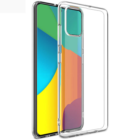 Custodia Silicone Trasparente Ultra Sottile Morbida T02 per Samsung Galaxy A51 5G Chiaro