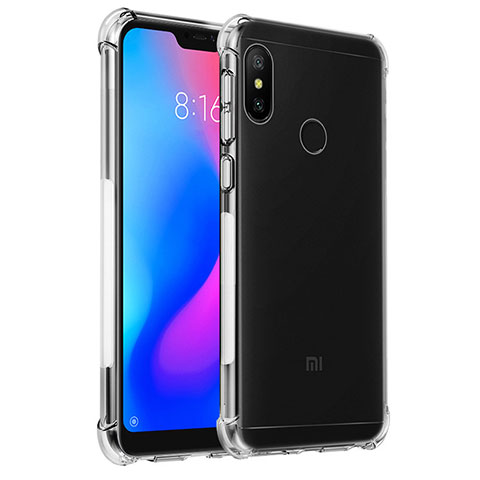 Custodia Silicone Trasparente Ultra Sottile Morbida T02 per Xiaomi Mi A2 Lite Chiaro