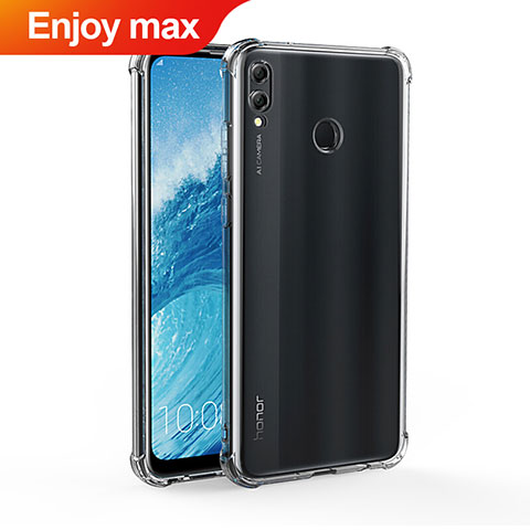 Custodia Silicone Trasparente Ultra Sottile Morbida T04 per Huawei Enjoy Max Chiaro