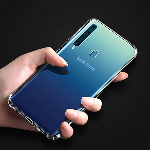 Custodia Silicone Trasparente Ultra Sottile Morbida T04 per Samsung Galaxy A9 (2018) A920 Chiaro