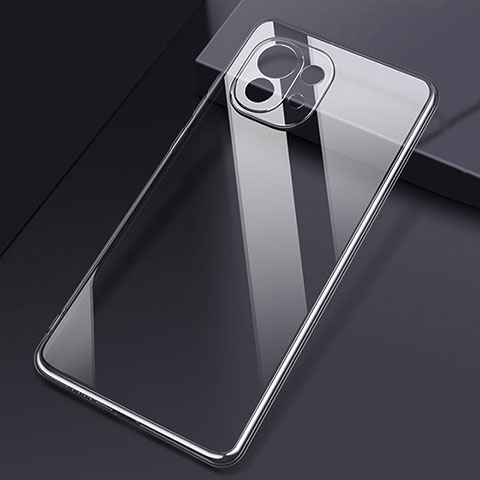 Custodia Silicone Trasparente Ultra Sottile Morbida T04 per Xiaomi Mi 11 Lite 5G Chiaro