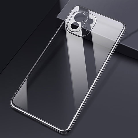 Custodia Silicone Trasparente Ultra Sottile Morbida T04 per Xiaomi Mi 11 Lite 5G NE Chiaro
