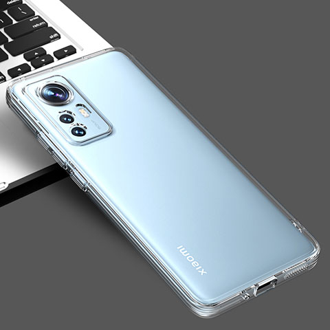 Custodia Silicone Trasparente Ultra Sottile Morbida T04 per Xiaomi Mi 12S Pro 5G Chiaro