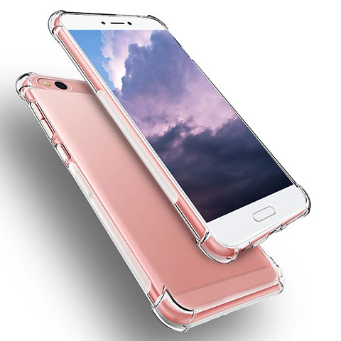 Custodia Silicone Trasparente Ultra Sottile Morbida T04 per Xiaomi Mi 5C Chiaro